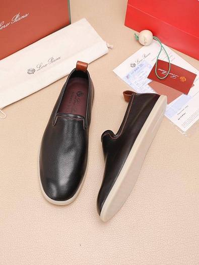 Кожаные лоферы Loro Piana   