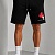 Чёрные мужские шорты Dsquared2 maple leaf-print