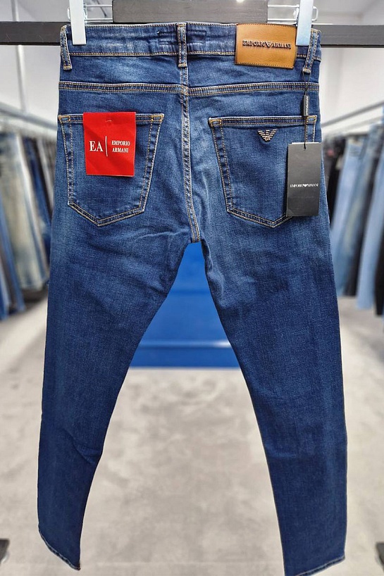 Мужские синие джинсы Emporio Armani