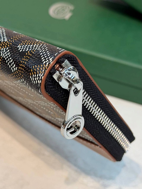 Кожаное портмоне Goyard Matignon GM premium 20x11x2.3 см
