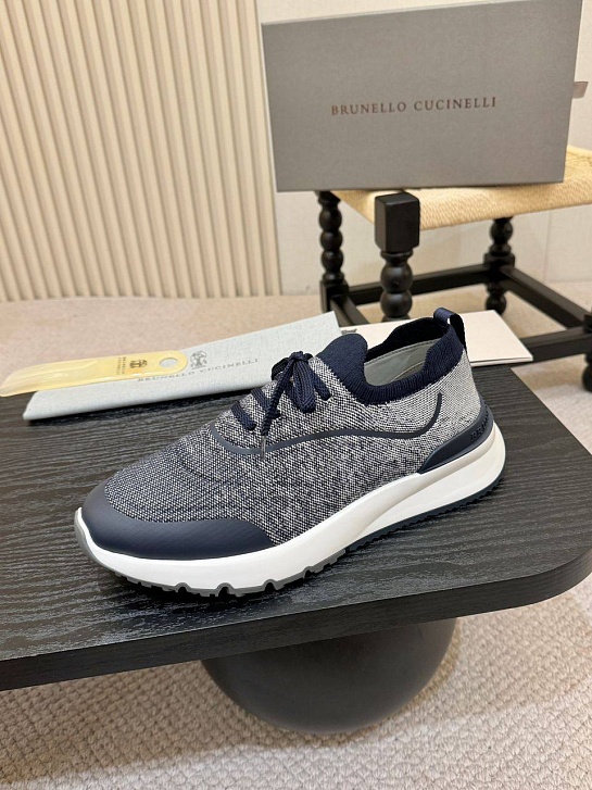 Мужские кроссовки Brunello Cucinelli knitted
