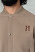 Мужской бежевый бомбер Hermes