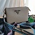 Кожаная сумка Prada 24x16 см - Brown