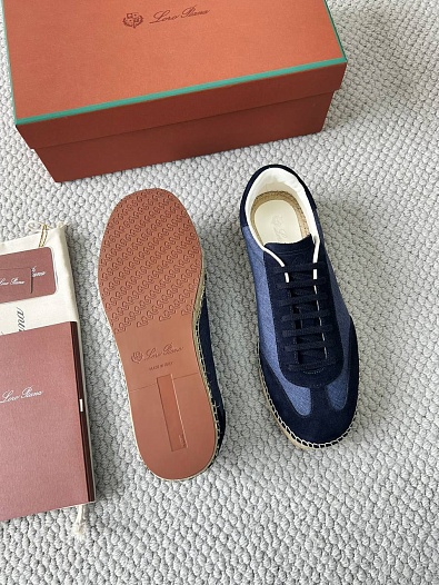 Мужские кроссовки Loro Piana Sea Tennis Walk - Navy   