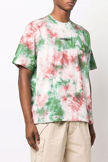 Оверсайз футболка Dsquared2 Tie-Dye Print   