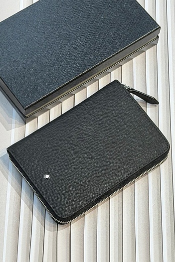 Кожаный кошелёк Montblanc Sartorial premium 17.5x13x2 см   