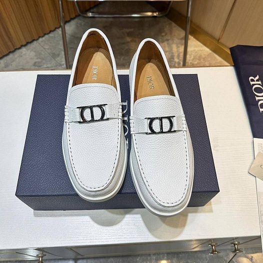 Мужские кожаные лоферы Dior   