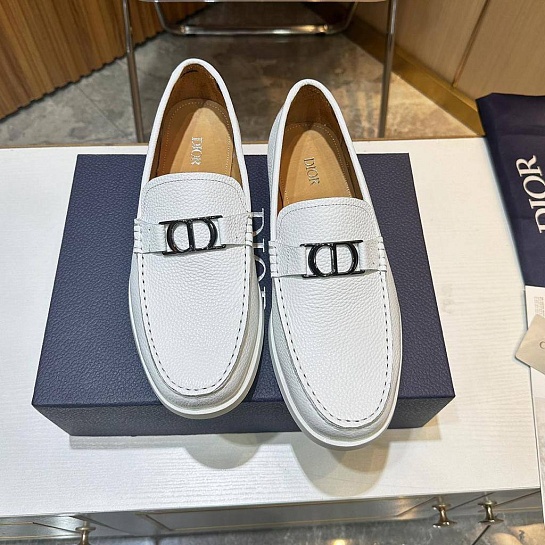 Мужские кожаные лоферы Dior