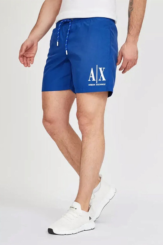 Мужские синие шорты Armani Exchange