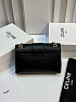 Женская сумка Celine Victorire Medium Premium 21x12x7 см - Black / Gold