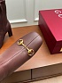 Женские кожаные сапоги Gucci Signora premium