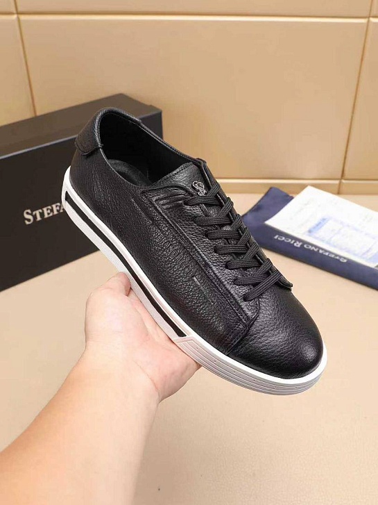 Мужские кожаные кроссовки Stefano Ricci