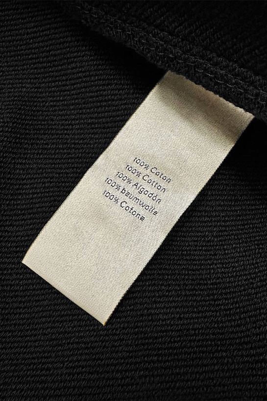 Чёрная кофта на молнии Hermes