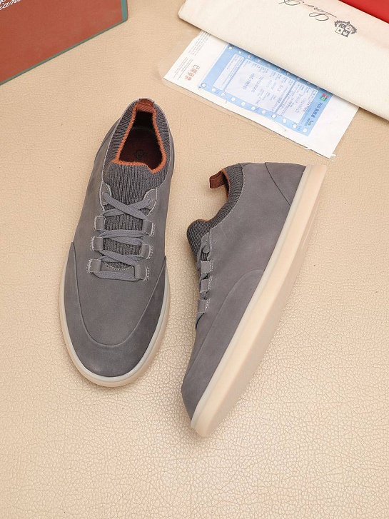 Мужские кроссовки Loro Piana Soho Walk - Grey