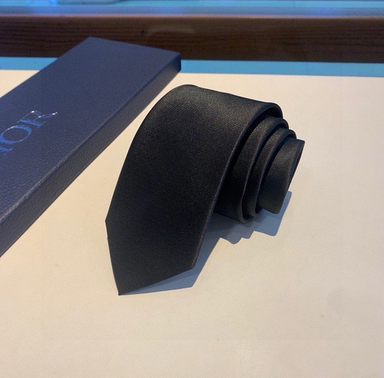 Галстук Dior logo-embroidered premium - Black