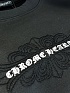 Чёрная оверсайз футболка Chrome Hearts Premium