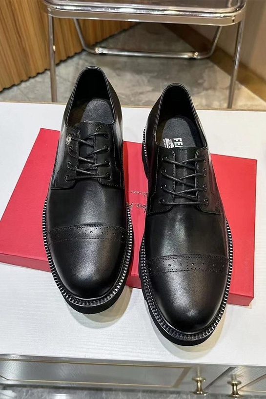 Мужские кожаные ботинки Salvatore Ferragamo