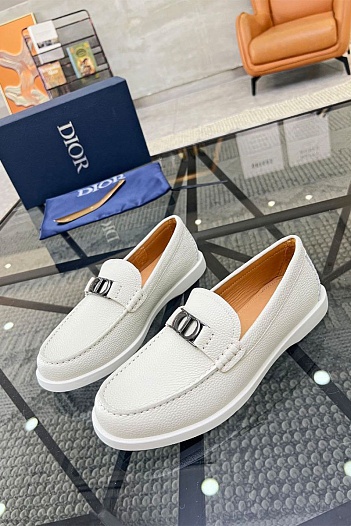 Мужские кожаные лоферы Dior   