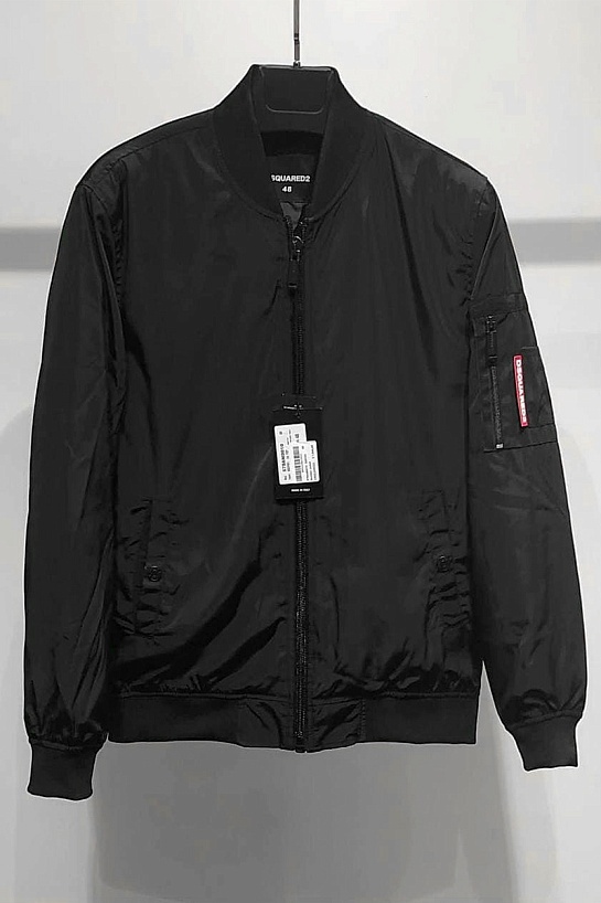Классический мужской бомбер Dsquared2 "ICON" - Black