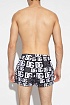 Мужские шорты Dolce & Gabbana monogram all-over - Black / White