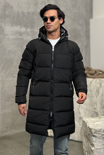 Мужская утеплённая парка Moncler Templon чёрного цвета   