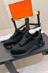 Мужские чёрные кроссовки Hermes Bouncing