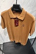 Мужское поло Loro Piana zip-neck - Brown
