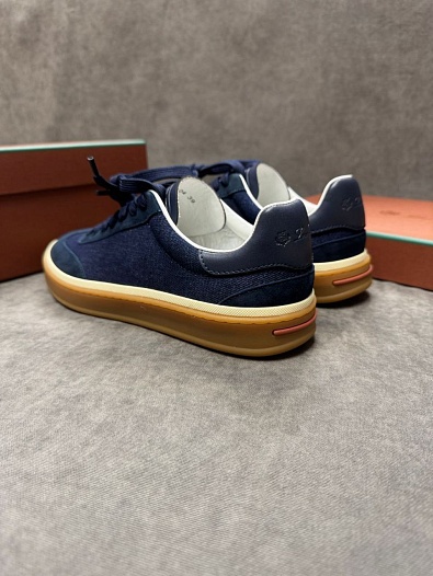 Мужские кроссовки Loro Piana Tennis Walk - Navy   