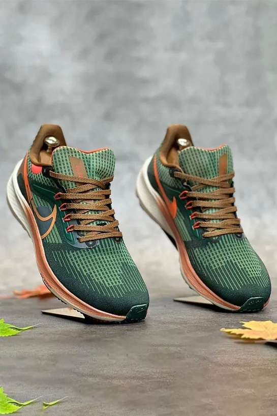 Кроссовки Nike Air Zoom Pegasus - Green / Orange