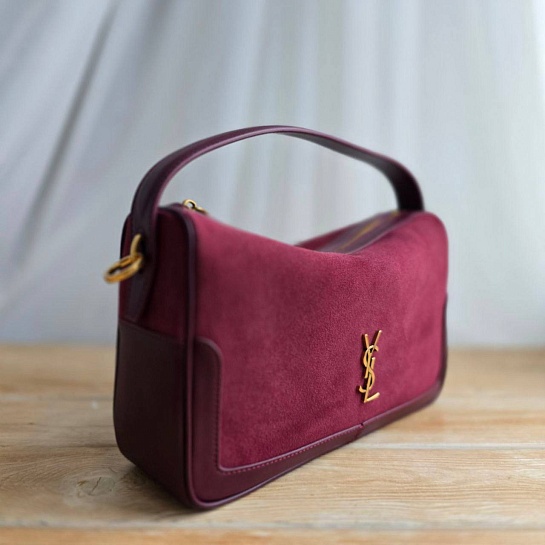 Замшевая сумка Yves Saint Laurent 29x18 см