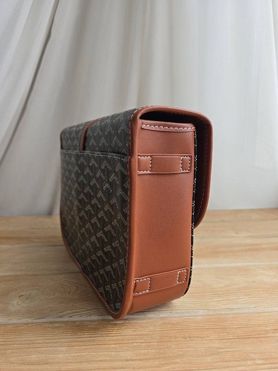 Кожаная сумка Goyard Belvedere MM 27x21 см