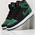 Кроссовки Nike Air Jordan1 Retro - Green / Black