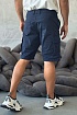Синие шорты Stone Island cargo compass-patch