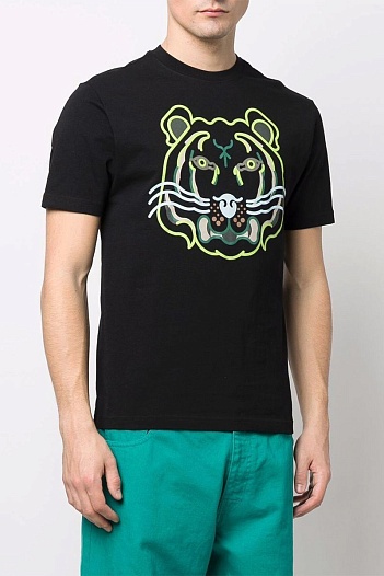 Мужская футболка Kenzo K-Tiger - Black   
