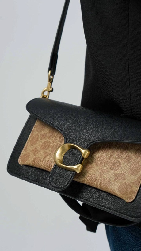 Кожаная сумка Coach Tabby 27x15 см