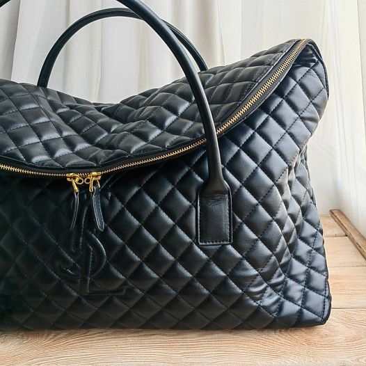 Женская дорожная сумка Yves Saint Laurent 54x37 см -Black   