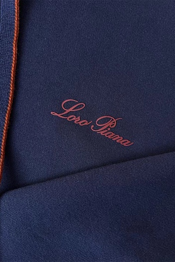 Спортивный костюм Loro Piana Premium signature logo - Navy   