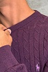 Мужской джемпер Polo Ralph Lauren cable-knit - Purple