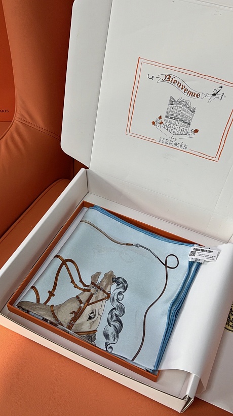 Платок Hermes Grand Galop premium 88x88 см