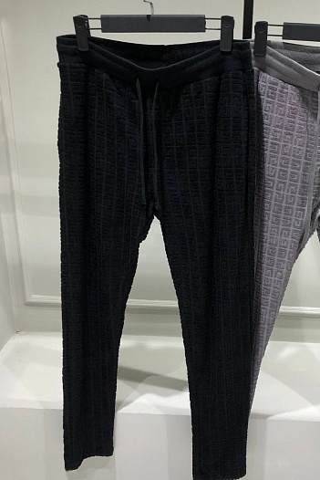 Чёрные спортивные штаны Givenchy 4G jacquard   