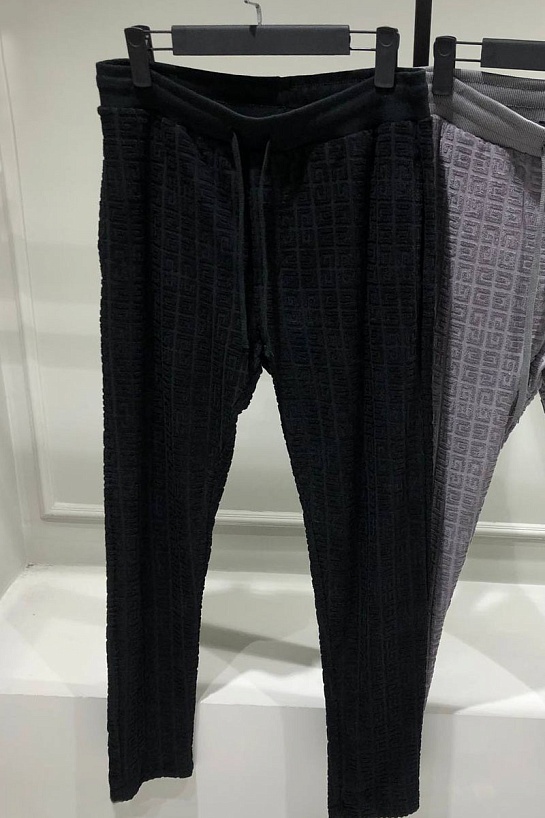 Чёрные спортивные штаны Givenchy 4G jacquard