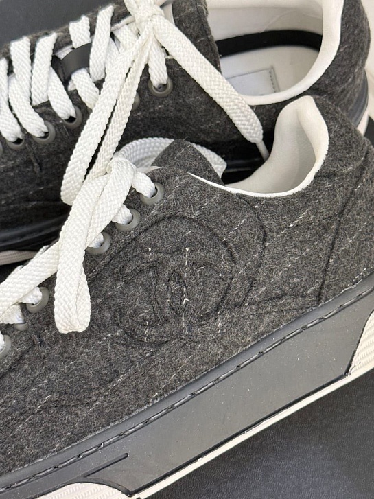 Женские кроссовки Chanel Premium - Grey