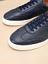 Кожаные кроссовки Brunello Cucinelli low-top - Navy