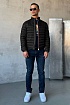 Мужская чёрная куртка Moncler Benamou