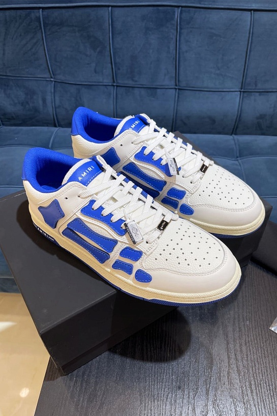 Кожаные кроссовки Amiri Skel Top Low