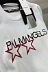 Белая оверсайз футболка Palm Angels Racing Stars