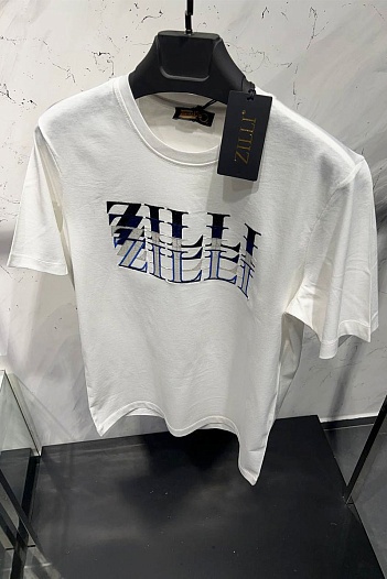 Мужская футболка Zilli белого цвета   