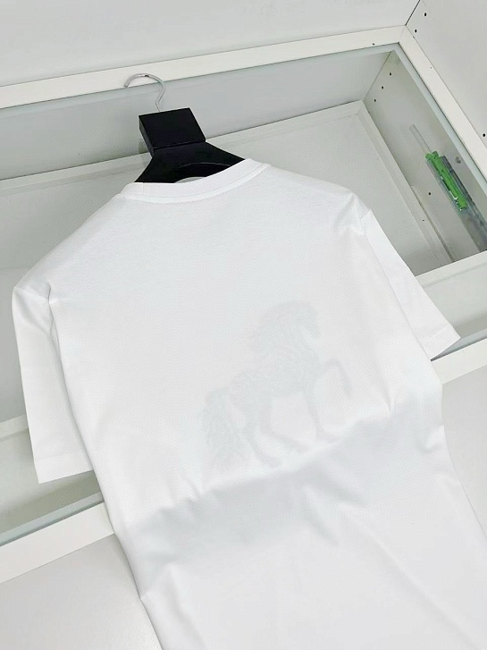 Мужская футболка Hermes horse logo - White