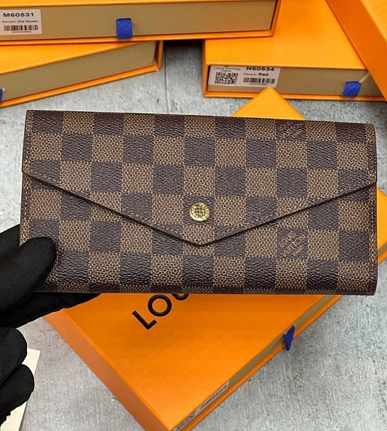 Кожаный кошелек Louis Vuitton Sarah Premium 19x10.5x2.5 см