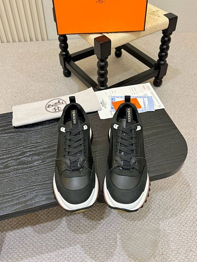 Мужские кроссовки Hermes Leader - Black   
